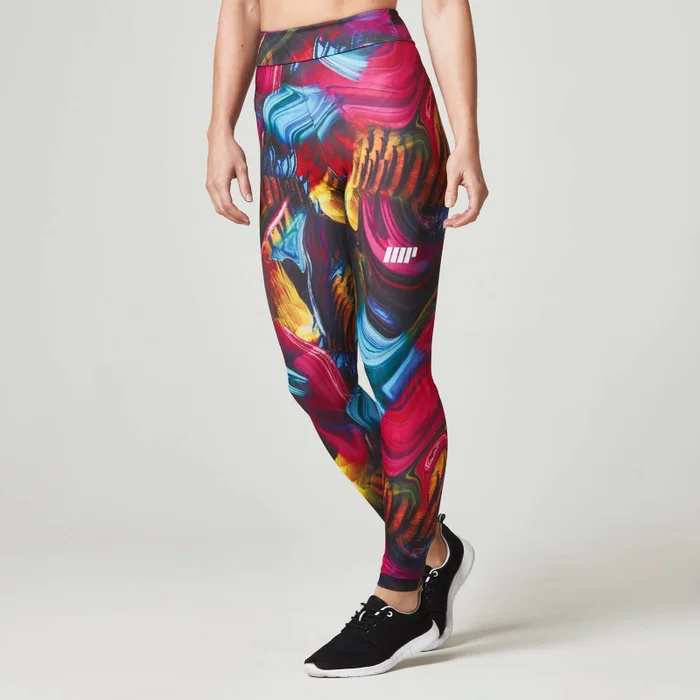 Myprotein ženske tajice – Psychedelic Swirl