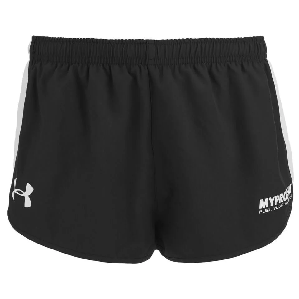 Myprotein Under Armour Men's Athletic Shorts, Black/White Fotografija 1
