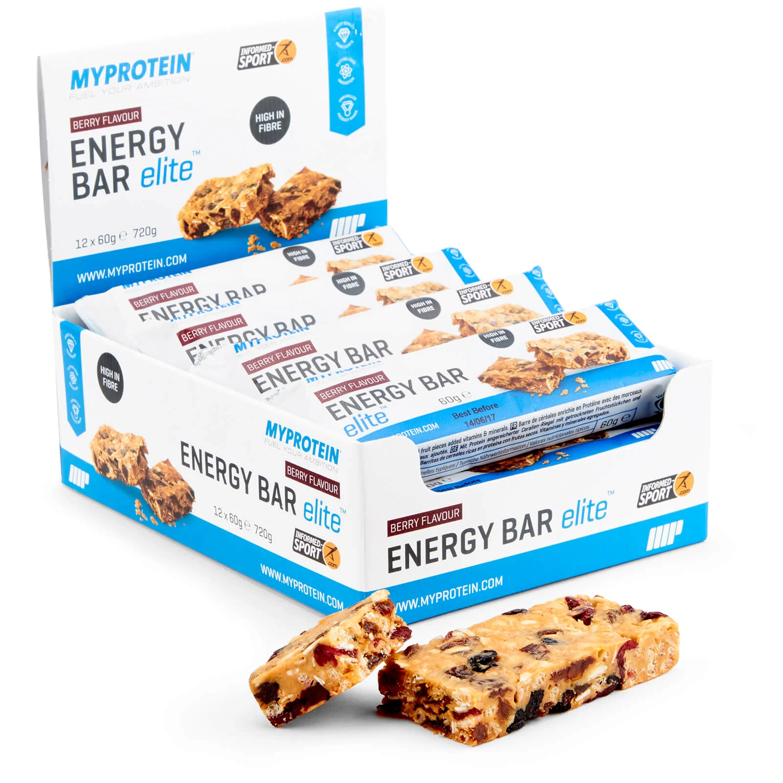 Carb Fuel Pločica Elite - 12 x 60g - Bobice Fotografija 1