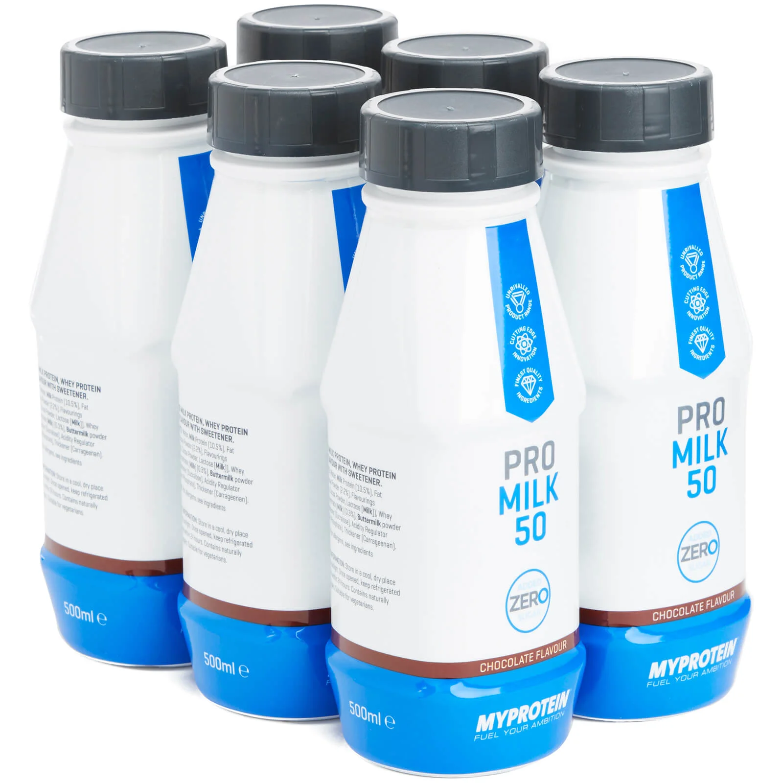 Proteinski Shake Zero - 6 x 500ml - Čokolada Fotografija 1