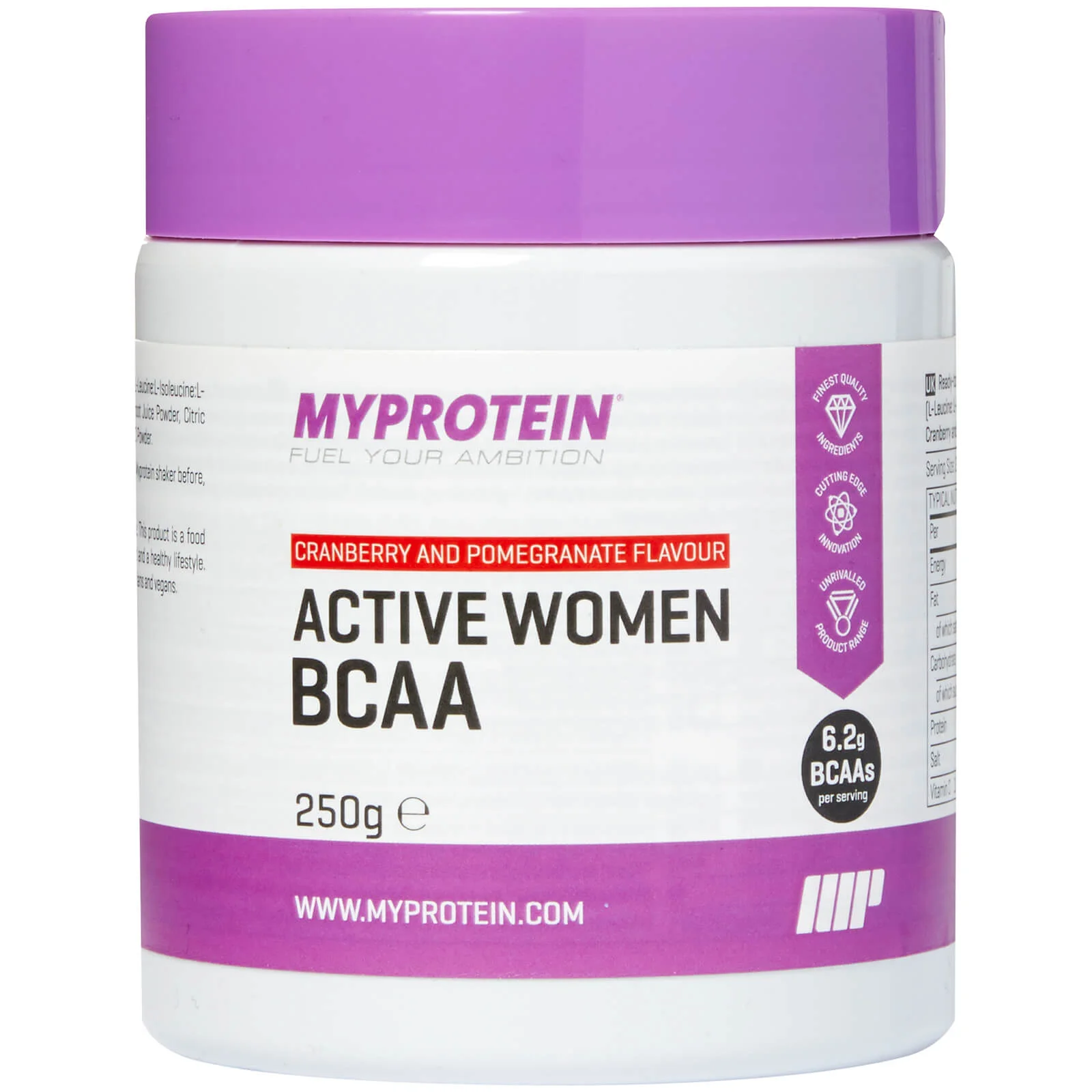 Active Women BCAA - 250g - Raspberry Mojito Fotografija 1