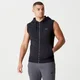 Tru-Fit majica bez rukava s kapuljačom 2.0 - Crna