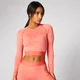 Inspire Seamless crop majica - Koraljne