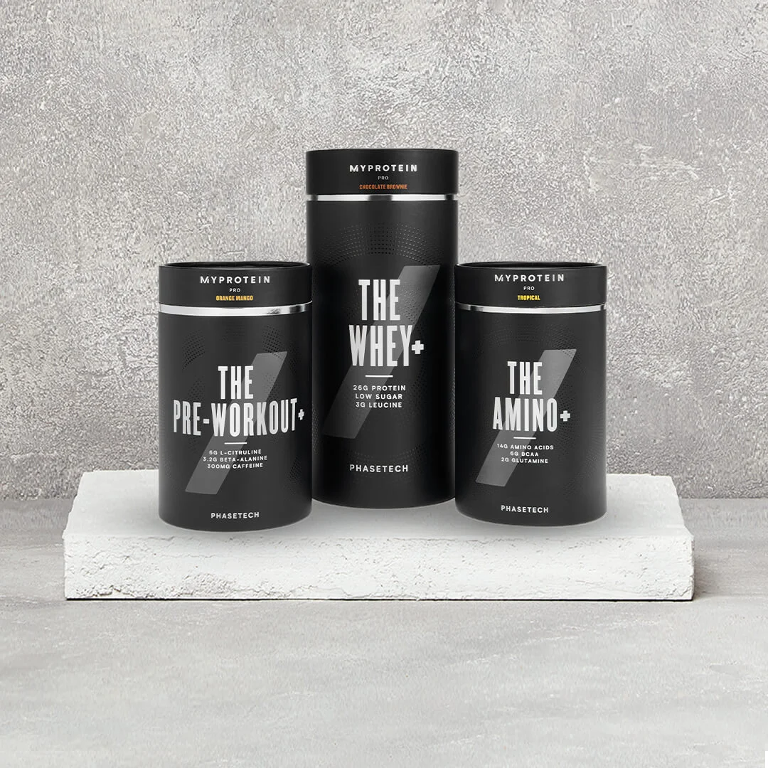 Myprotein THE PhaseTech Bundle - Berry - Orange Mango - Chocolate Brownie Fotografija 1