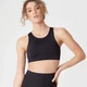 Shape Seamless Ultra sportski grudnjak – Crni