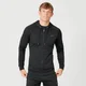 Form Zip Up majica s kapuljačom - Crna