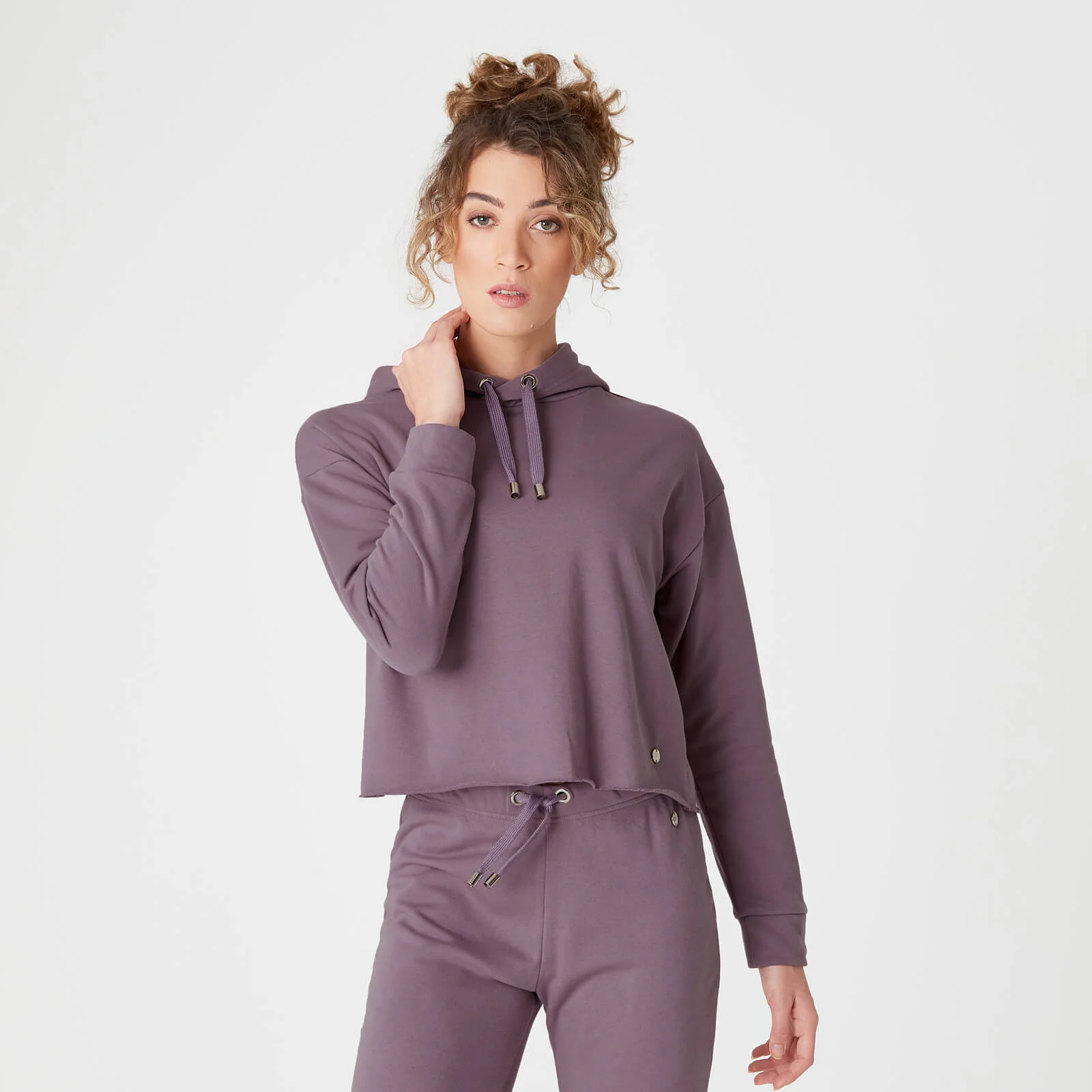 Luxe Lounge majica s kapuljačom - Svijetlo ljubičasta - XS Fotografija 1