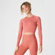 Shape Seamless crop majica - Bakreno roza