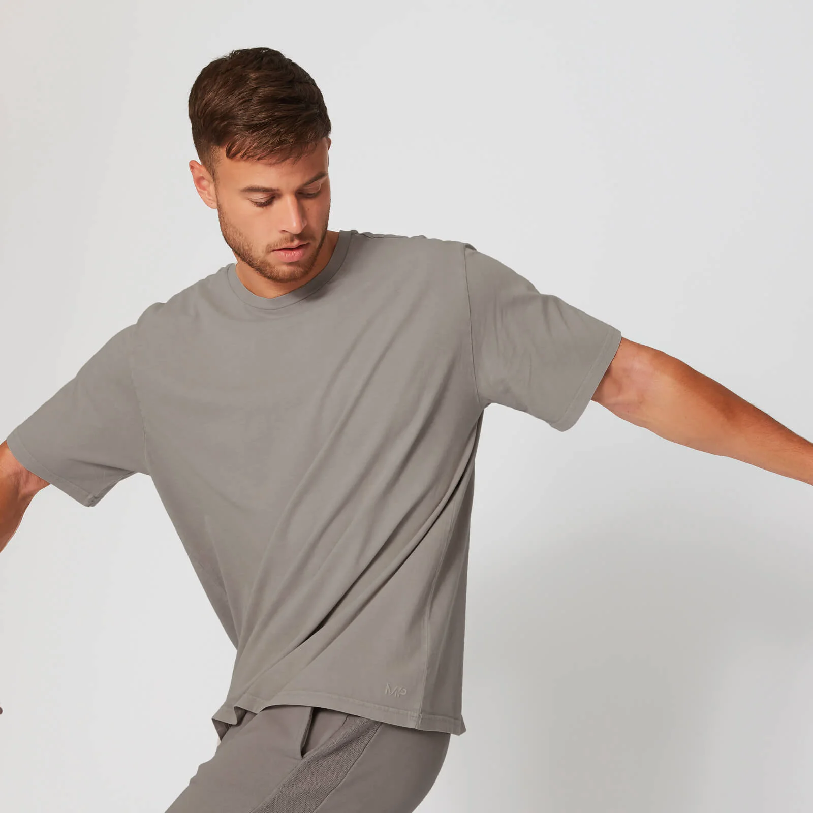 MP Washed T-Shirt - Quarry - XS Fotografija 1