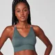Luxe Seamless sportski grudnjak - Sivi
