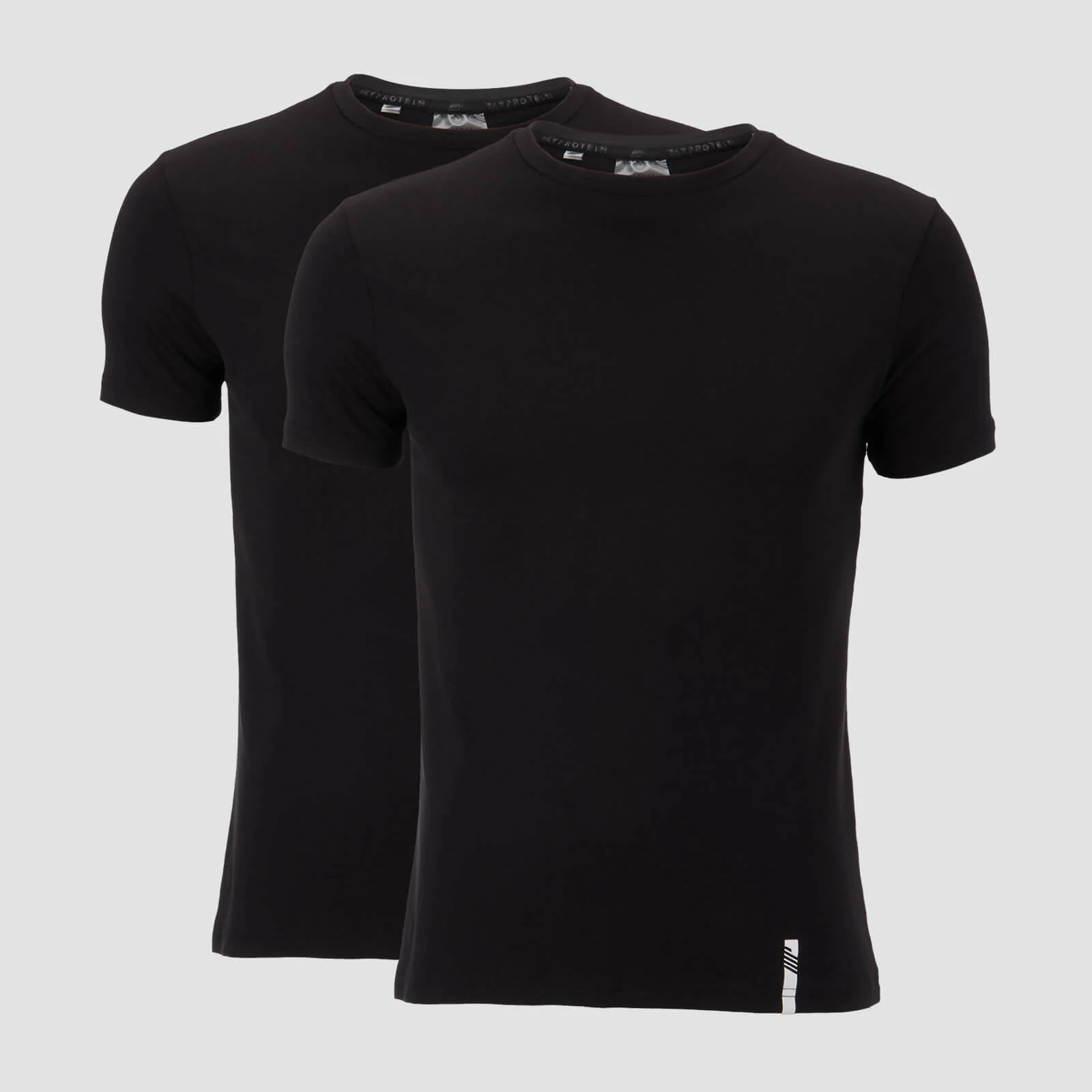 Luxe Classic Crew majica kratkih rukava (2 komada u pakiranju) - Crna/Crna - XS Fotografija 1