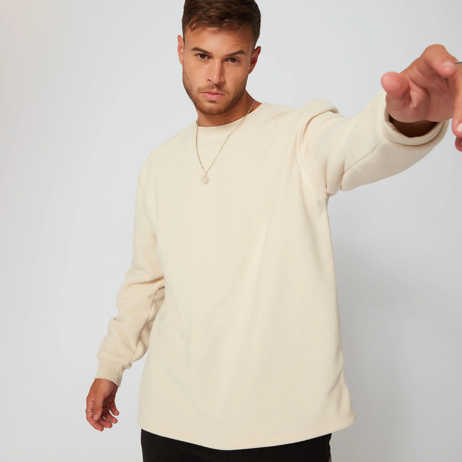 MP Men's Keep Warm Crew - Ecru - XS Fotografija 1