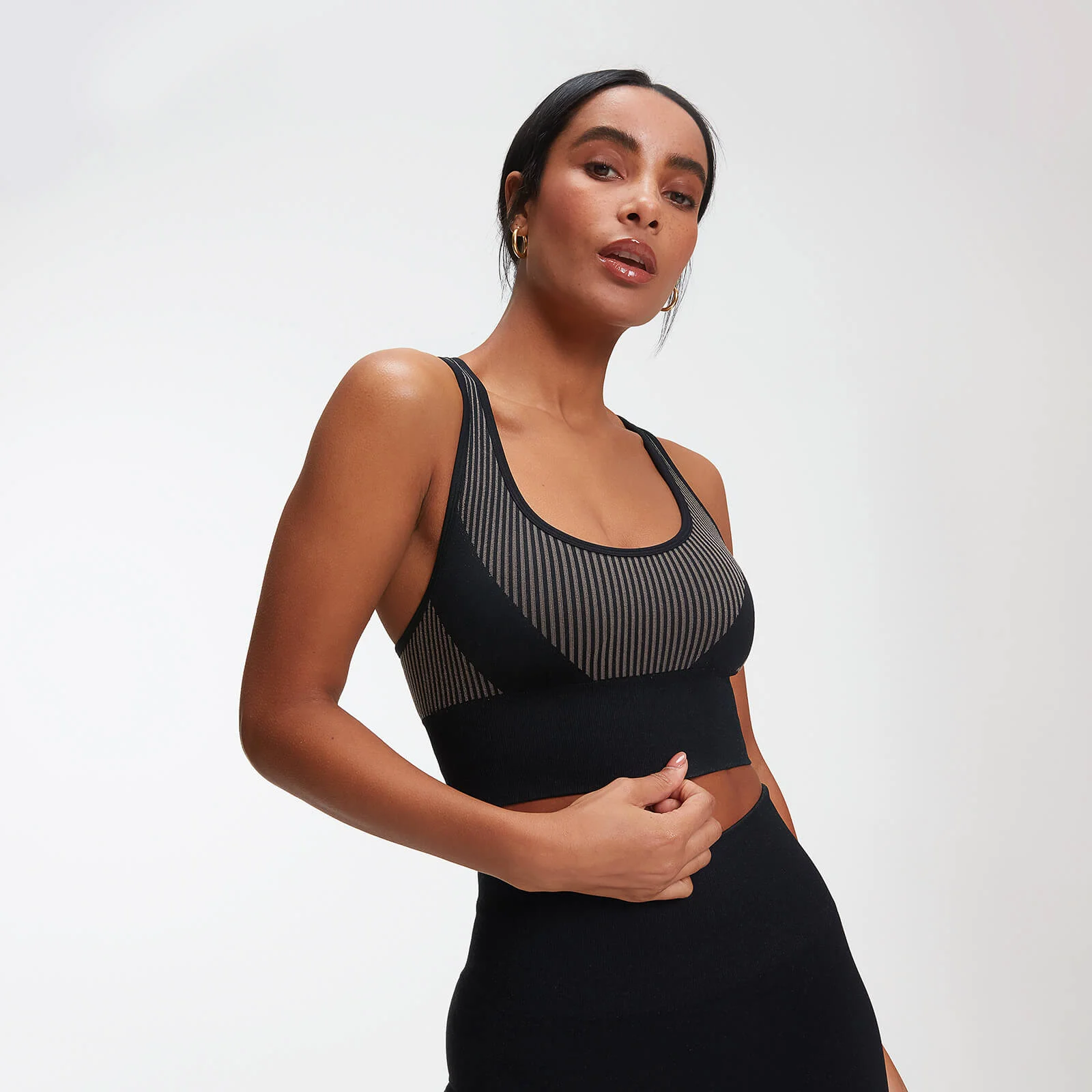 MP Women's Impact Seamless Sports Bra - Black - XS Fotografija 1