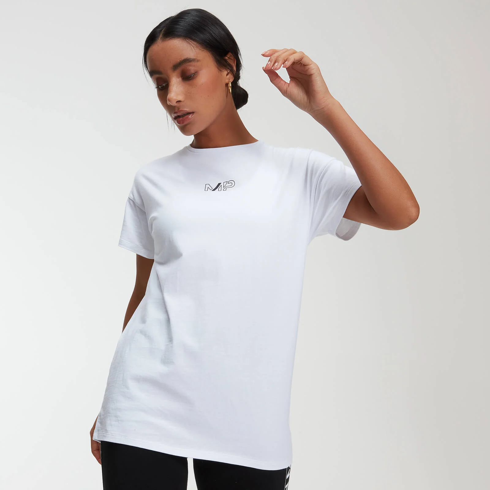 MP Power Women's Oversized T-Shirt - White - XS Fotografija 1