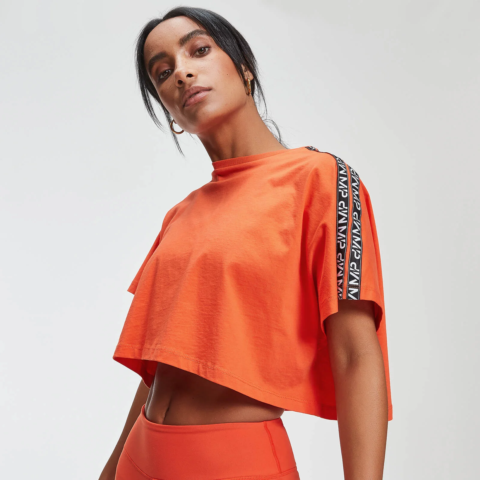 MP Power Women's Crop Tape T-Shirt - Flame - XS Fotografija 1