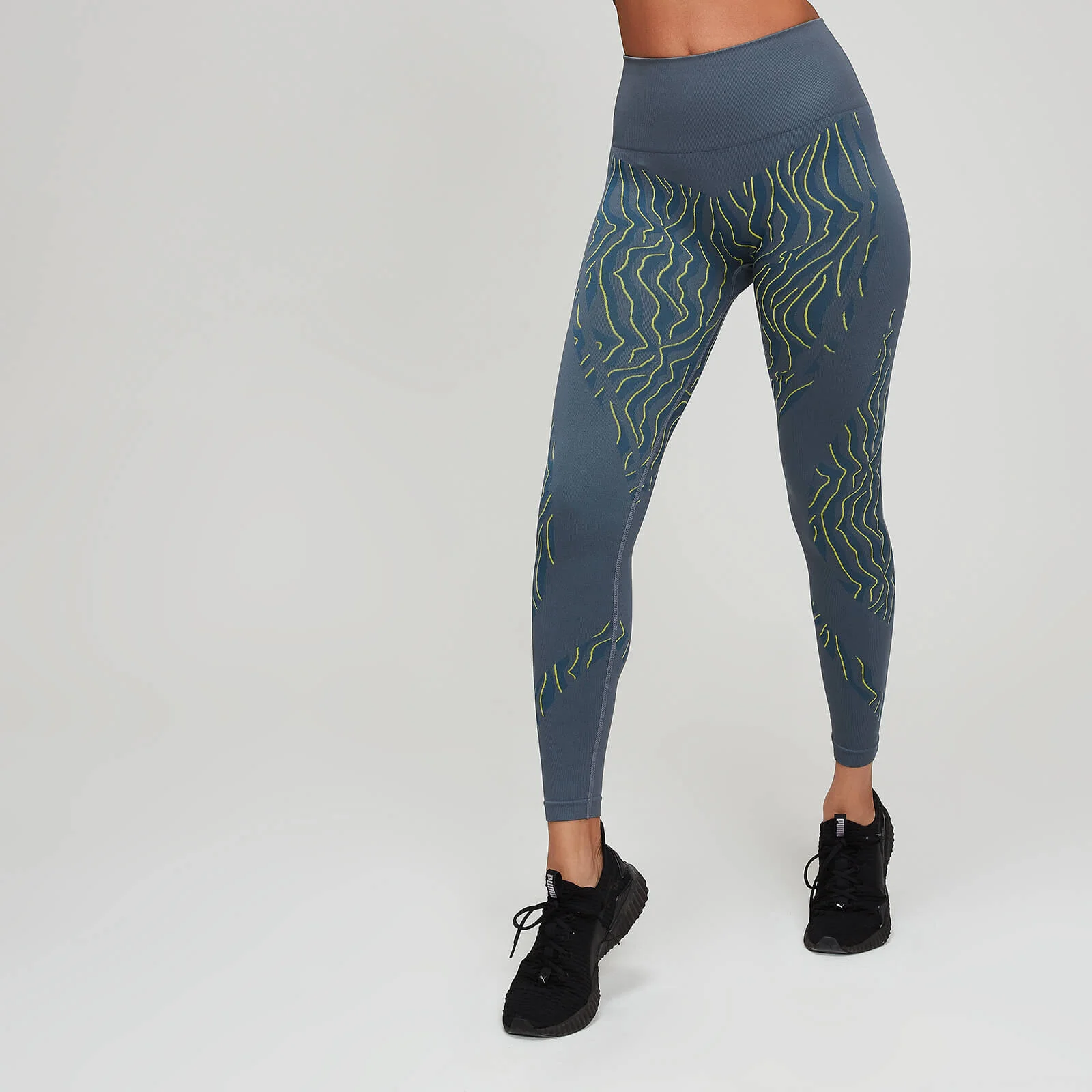 MP Animal Zebra Seamless Women's Leggings - Slate/Stargazer - XS Fotografija 1