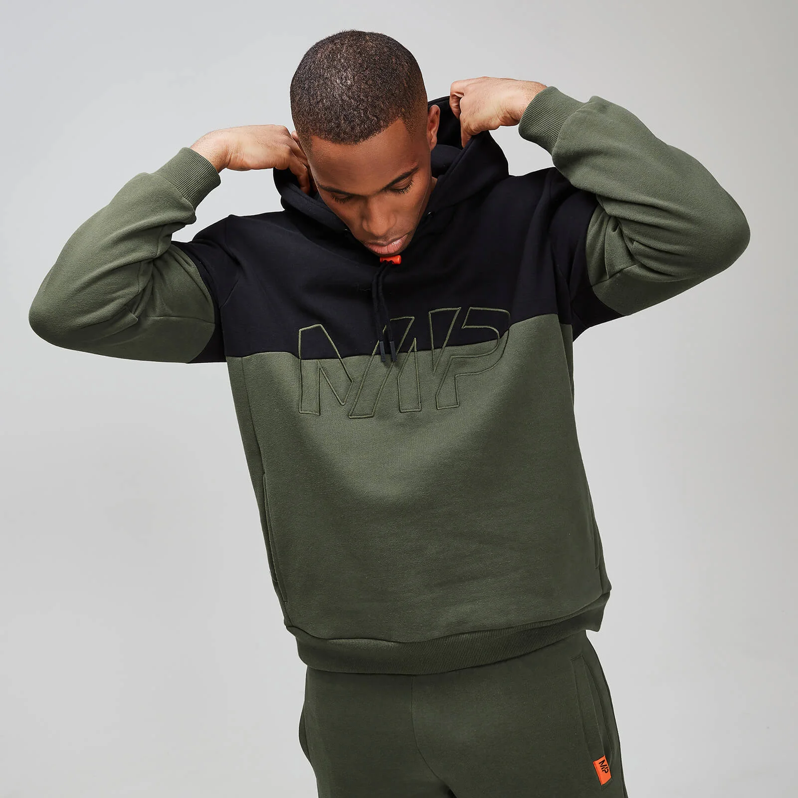 MP Rest Day Men's Split Overhead Hoodie - Army Green - XS Fotografija 1