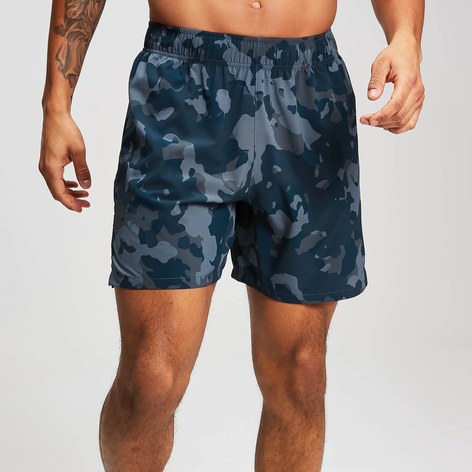 MP Men's Training Stretch Woven Shorts - Washed Blue-Camo - XS Fotografija 1