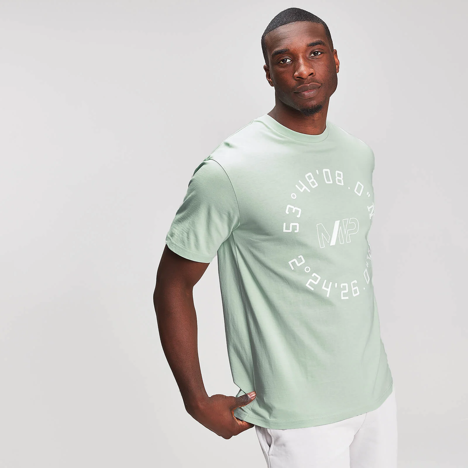MP Men's Graphic T-Shirt - Mint - XS Fotografija 1