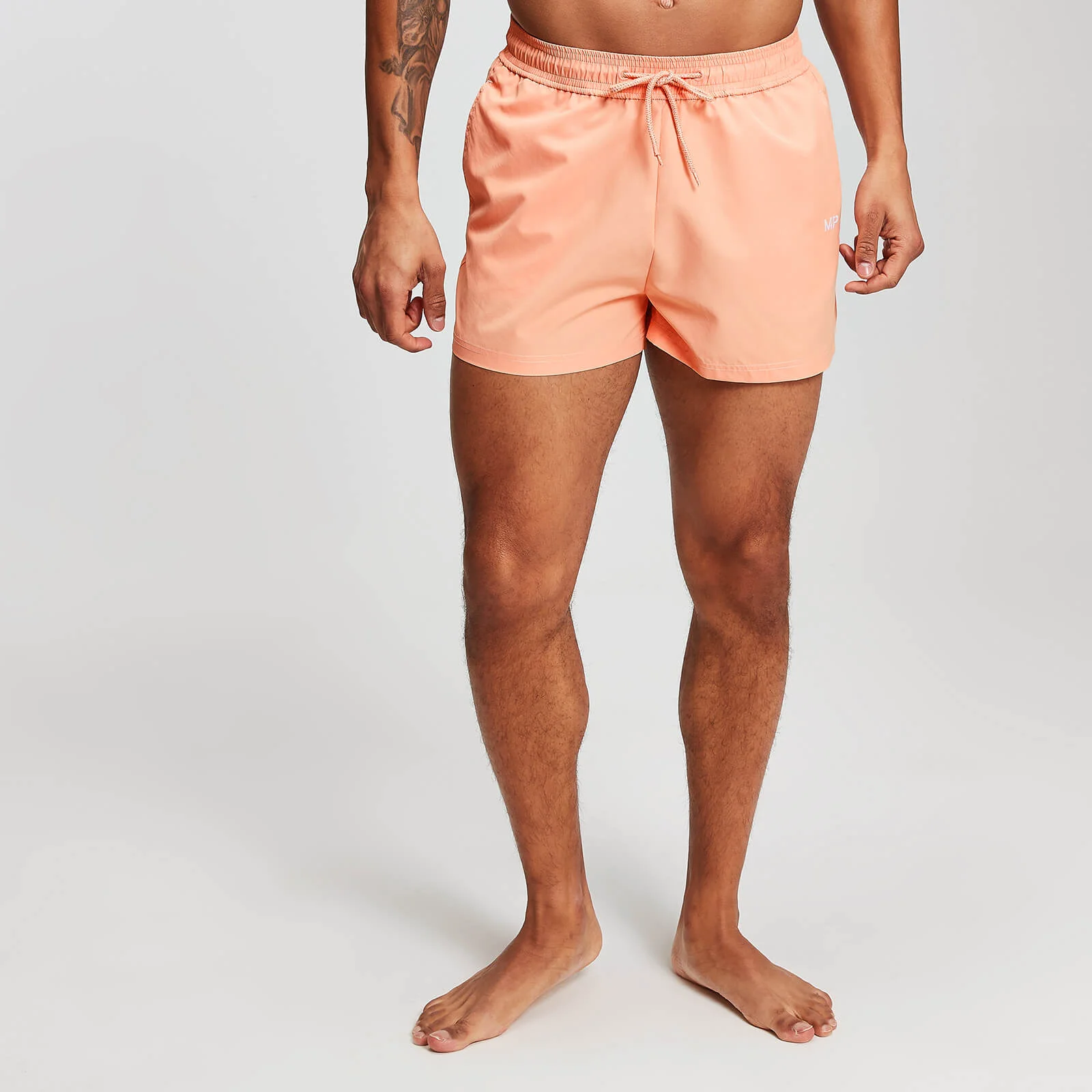 MP Men's Contrast Stitch Swim Shorts - Canteloupe - XS Fotografija 1