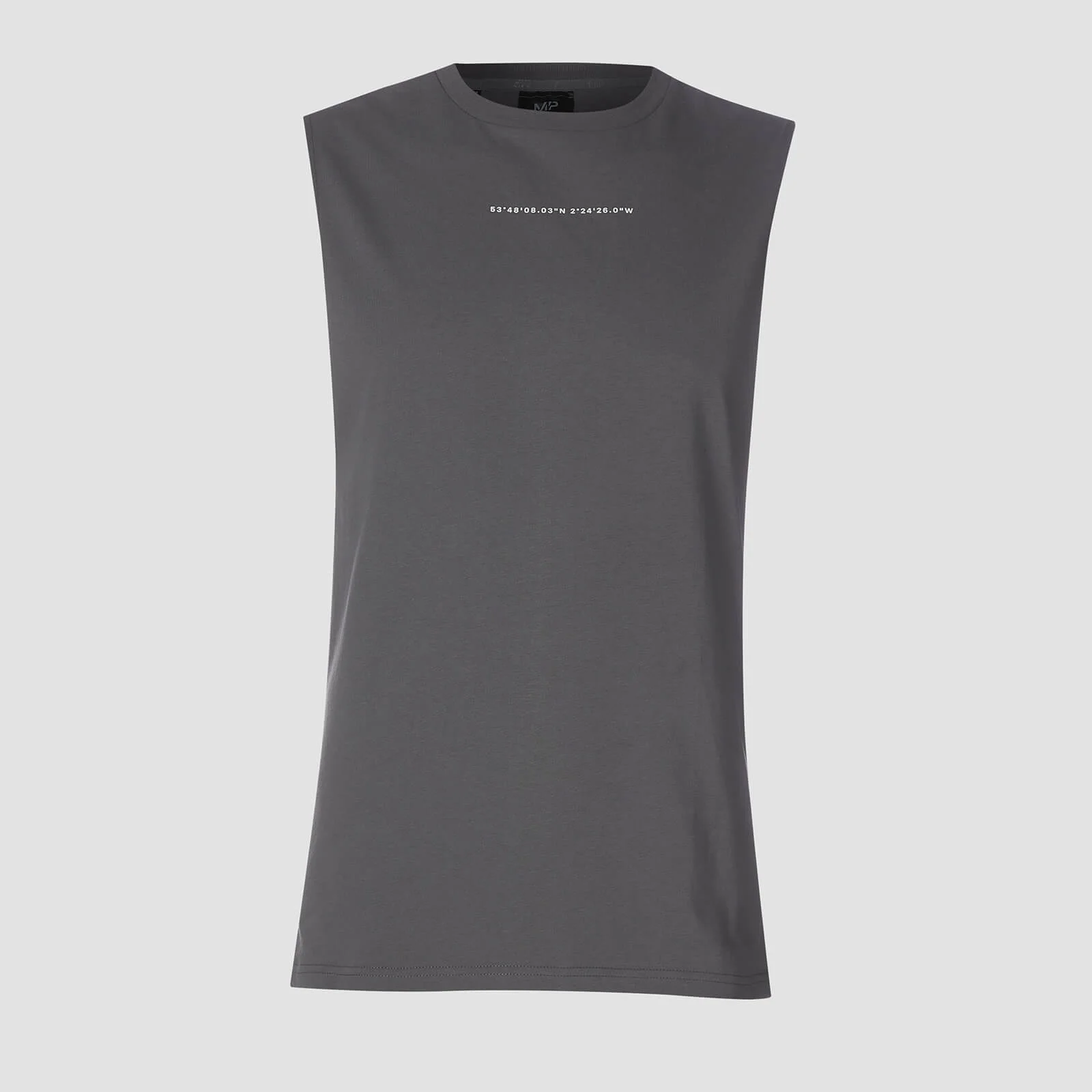 MP Men's Rest Day Coordinates Drop Armhole Tank - Carbon - XS Fotografija 1
