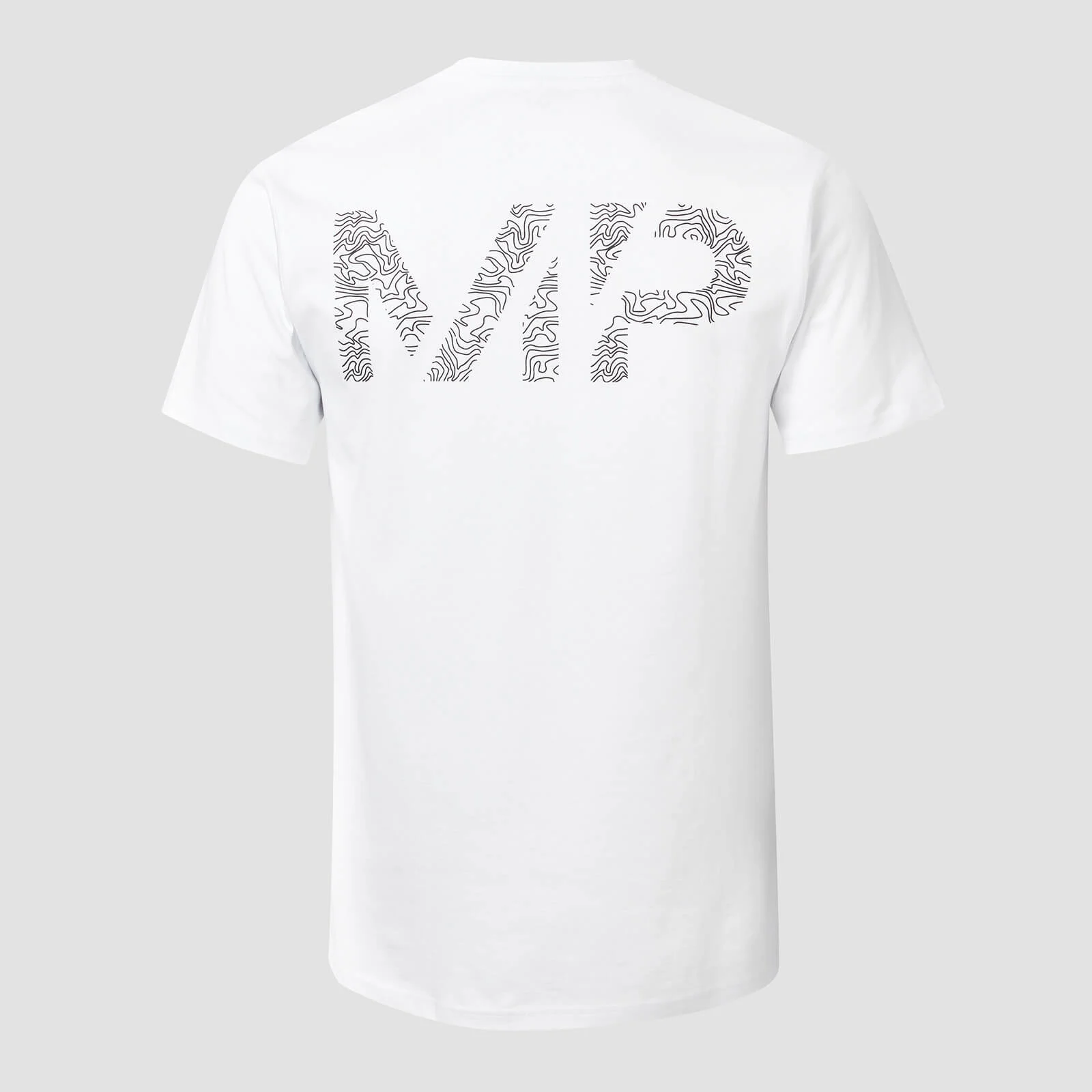 MP Men's Topograph T-Shirt - White - XS Fotografija 1