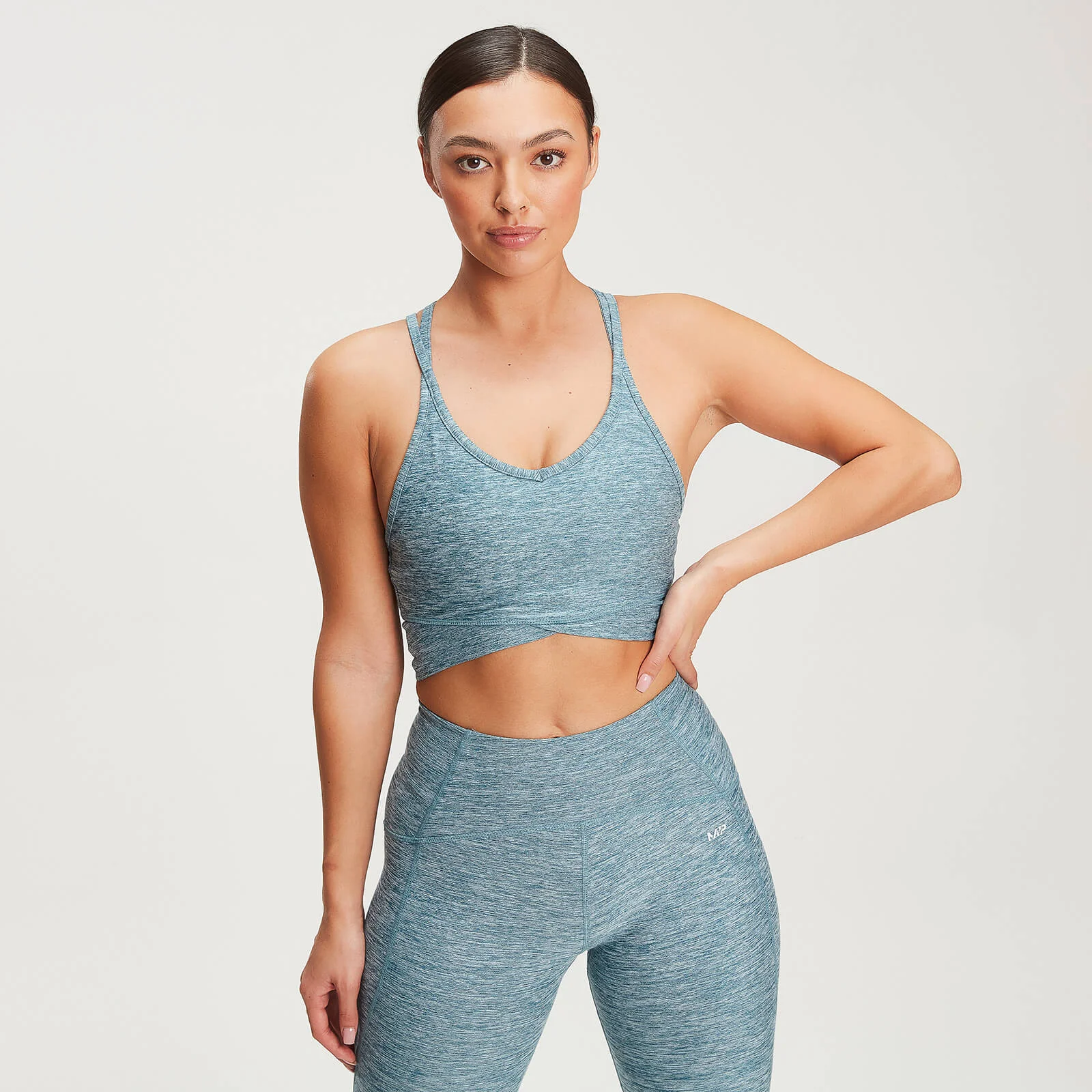 Ženski sportski grudnjak Composure – duboko jezero - XS Fotografija 1