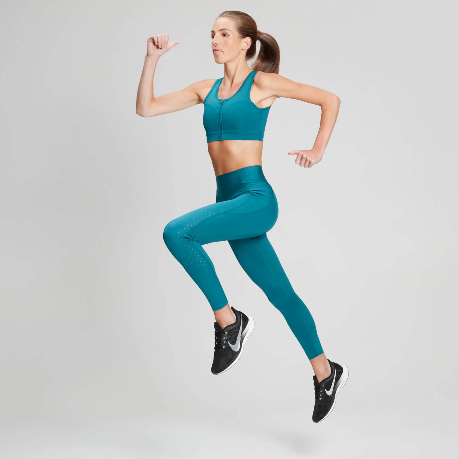 MP ženske tajice Velocity Sculpt – jezerski plava - XS Fotografija 1