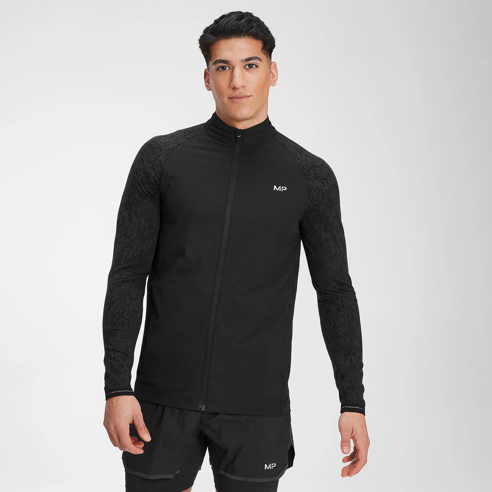 MP Men's Velocity Track Top- Black - XXS Fotografija 1