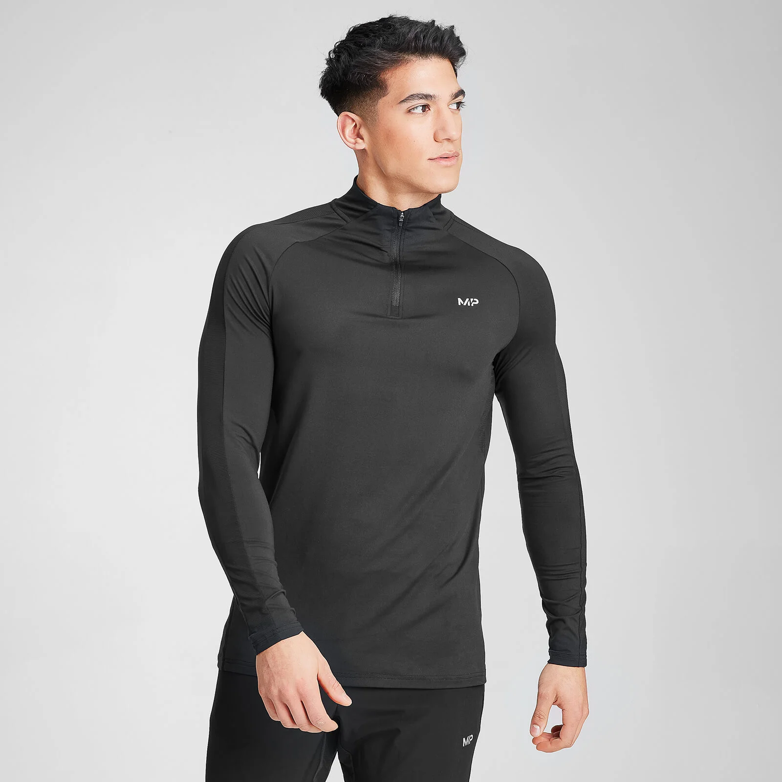 MP Men's Velocity 1/4 Zip- Black - XXS Fotografija 1
