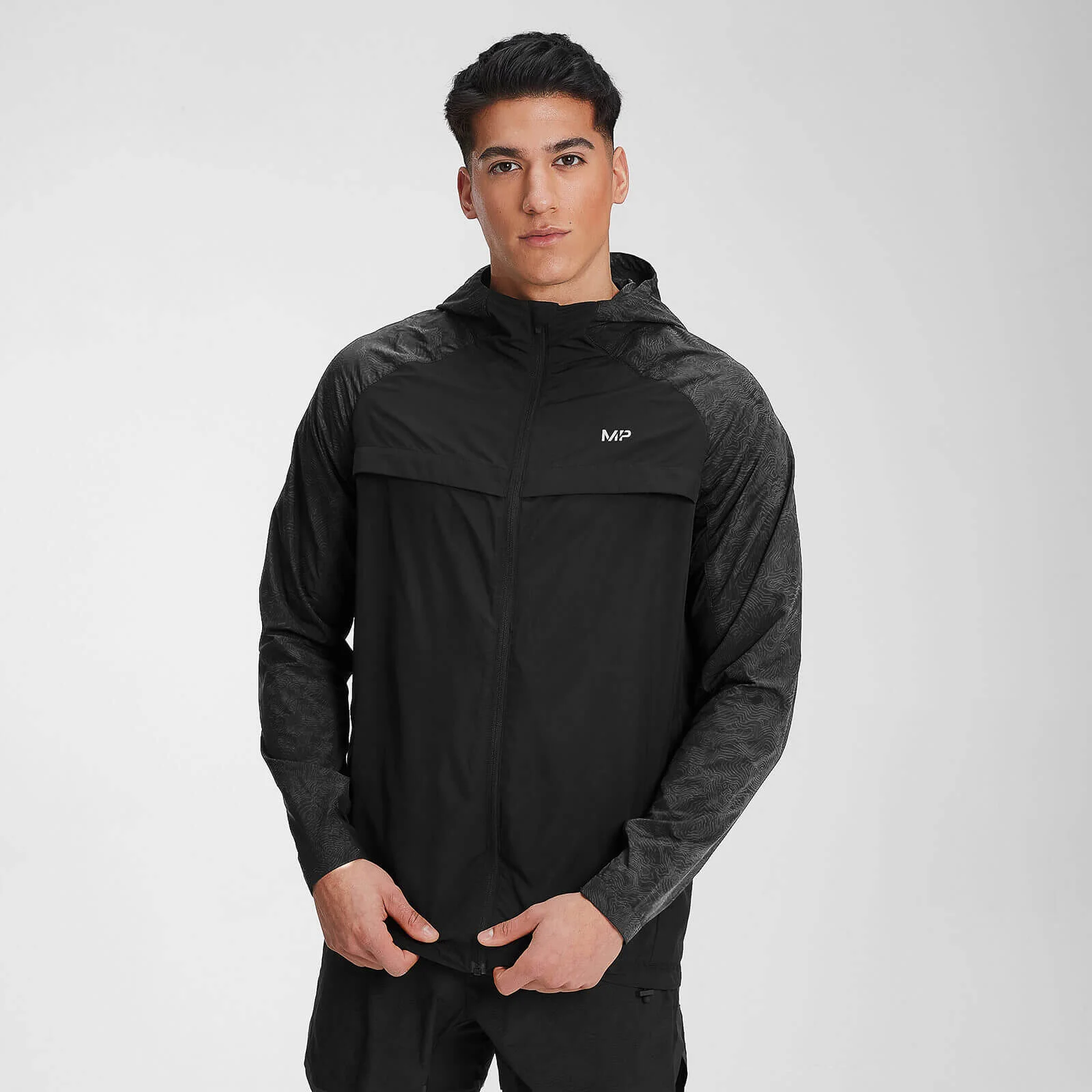 MP Men's Velocity Packable Running Jacket- Black - XXS Fotografija 1