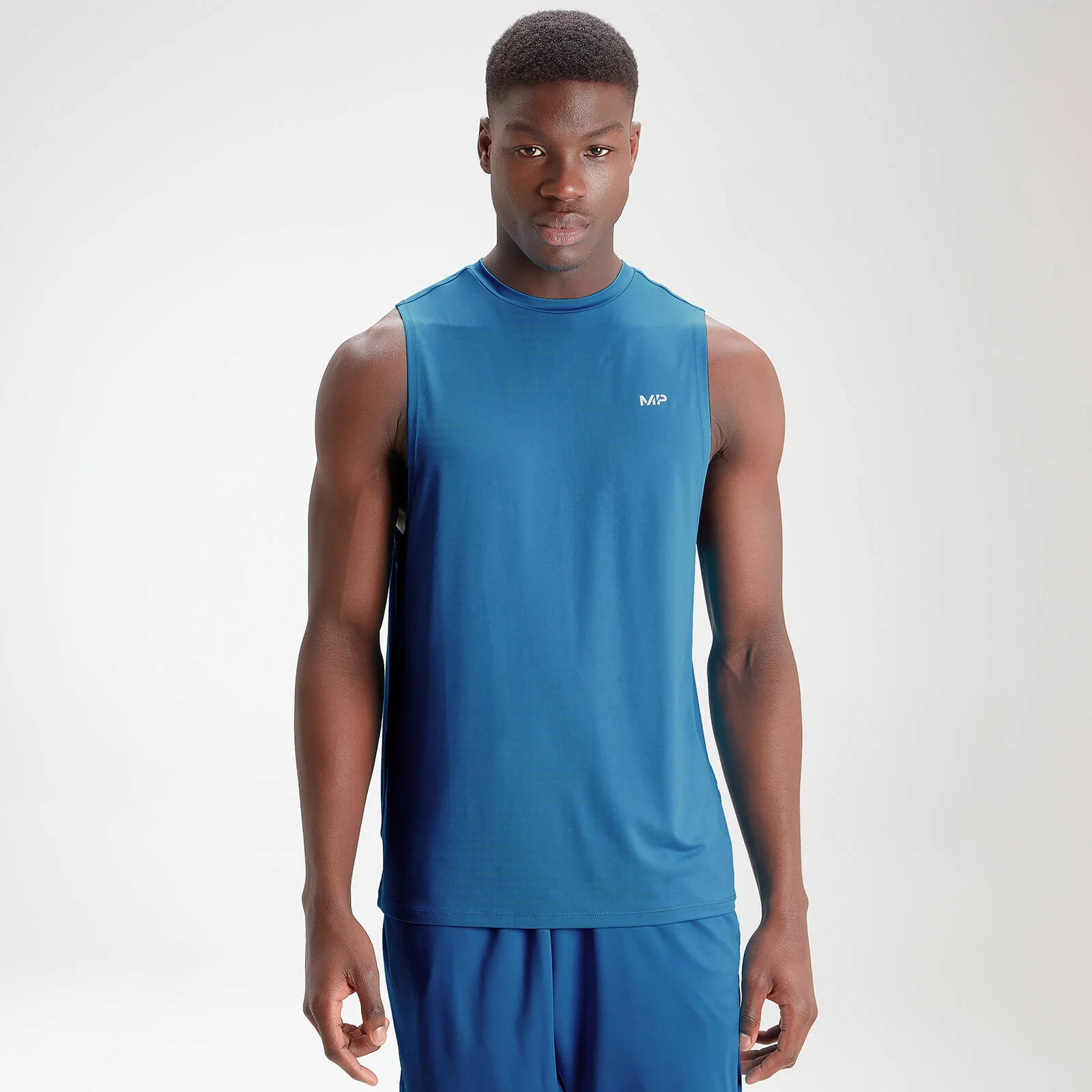 MP Men's Essentials Training Tank - Aqua - XXS Fotografija 1