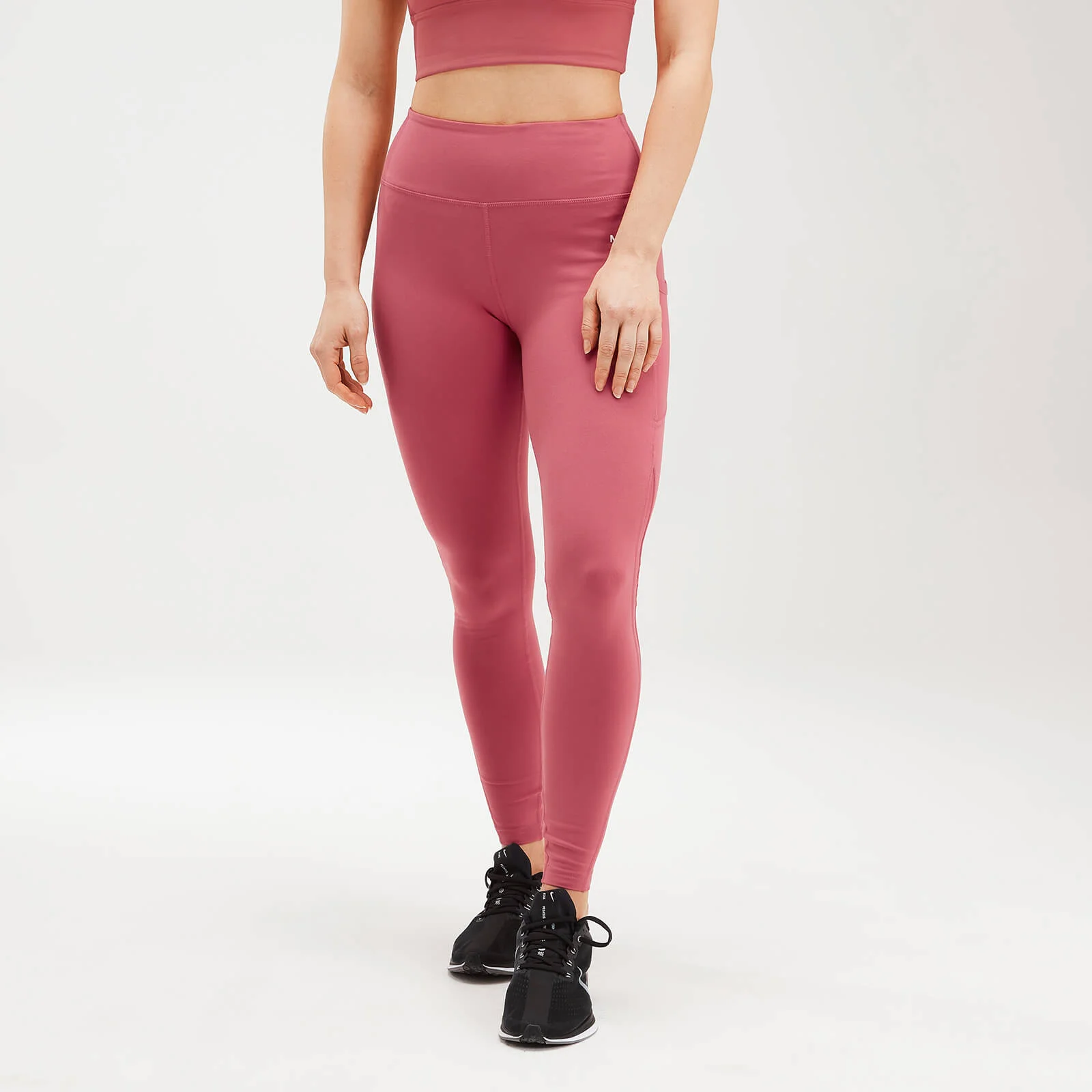 MP ženske Power mrežaste tajice - Berry Pink - XXS Fotografija 1