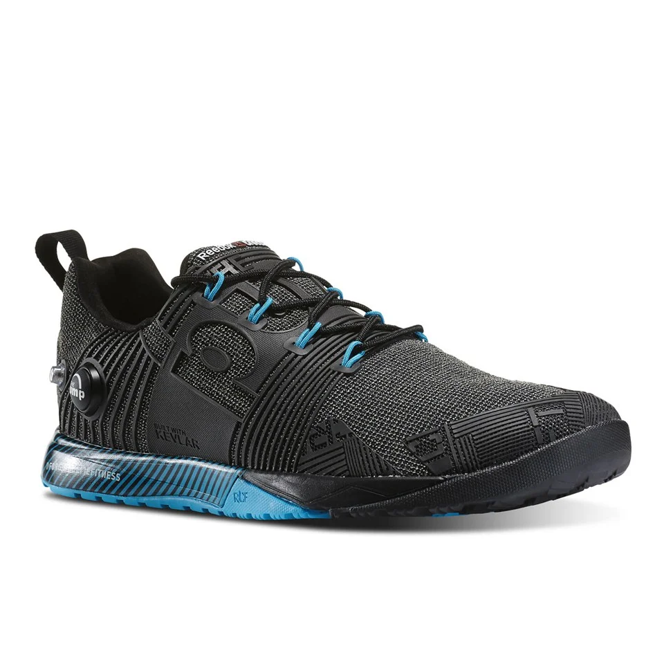 Reebok CrossFit Nano Pump Fusion Trainers - Black/Blue Fotografija 1