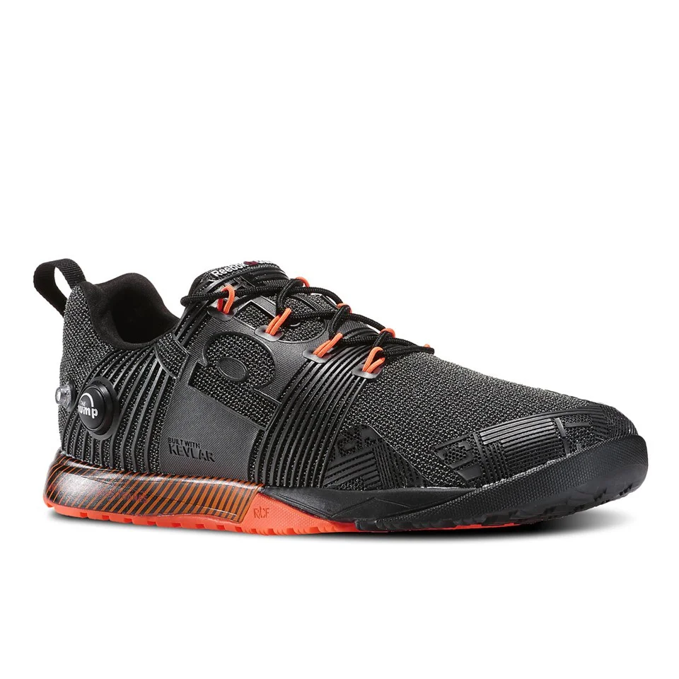 Reebok CrossFit Nano Pump Fusion Trainers - Black/Orange Fotografija 1