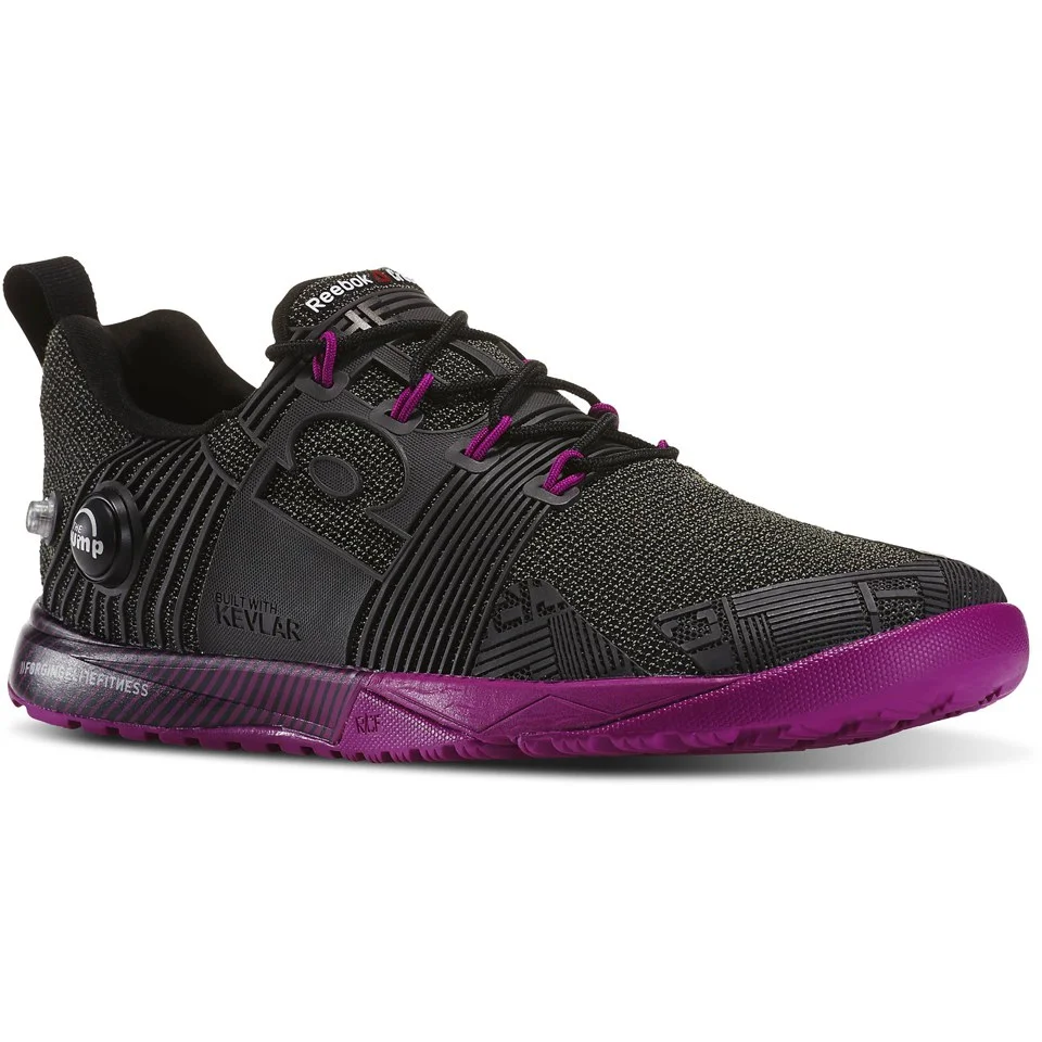 Reebok Women's CrossFit Nano Pump Fusion Trainers - Black/Purple Fotografija 1