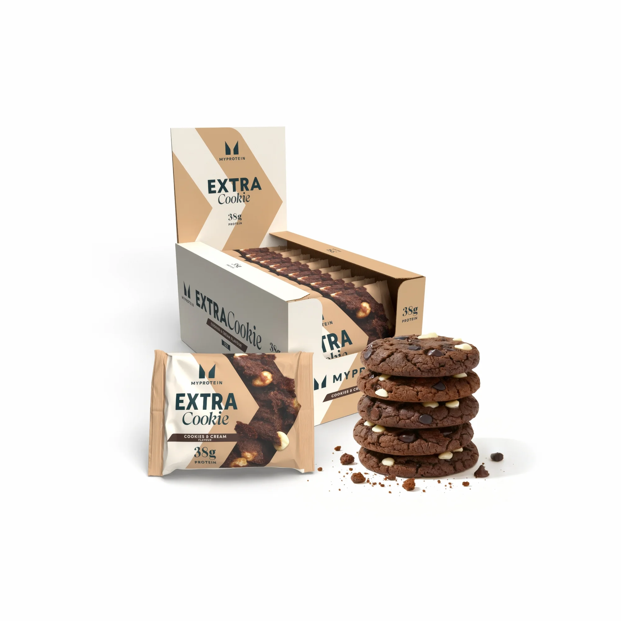 Proteinski Kolačić - 12 x 75g - Cookies and Cream Fotografija 1