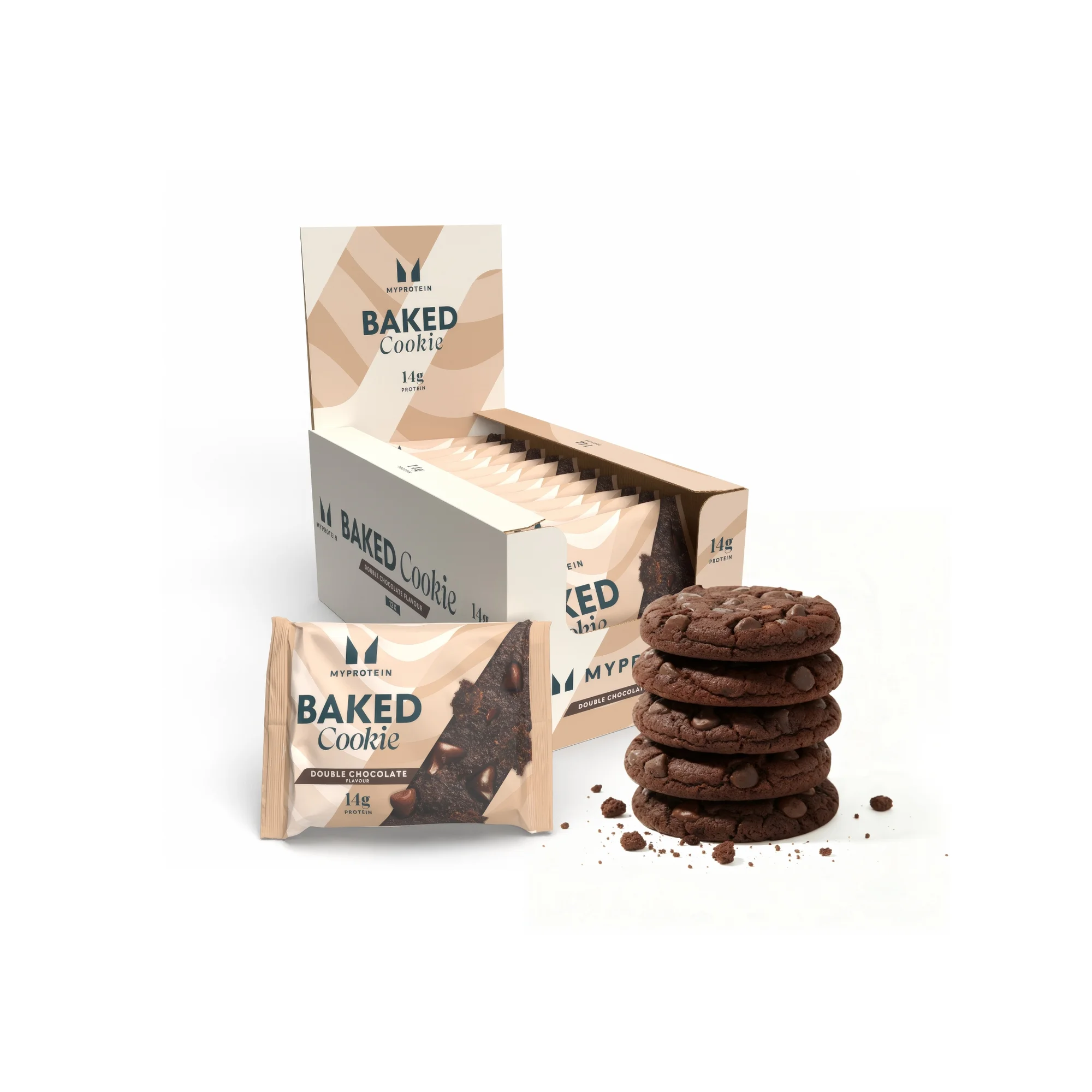Pečeni Proteinski Kolačić - 12 x 75g - Double Chocolate Chip Fotografija 1