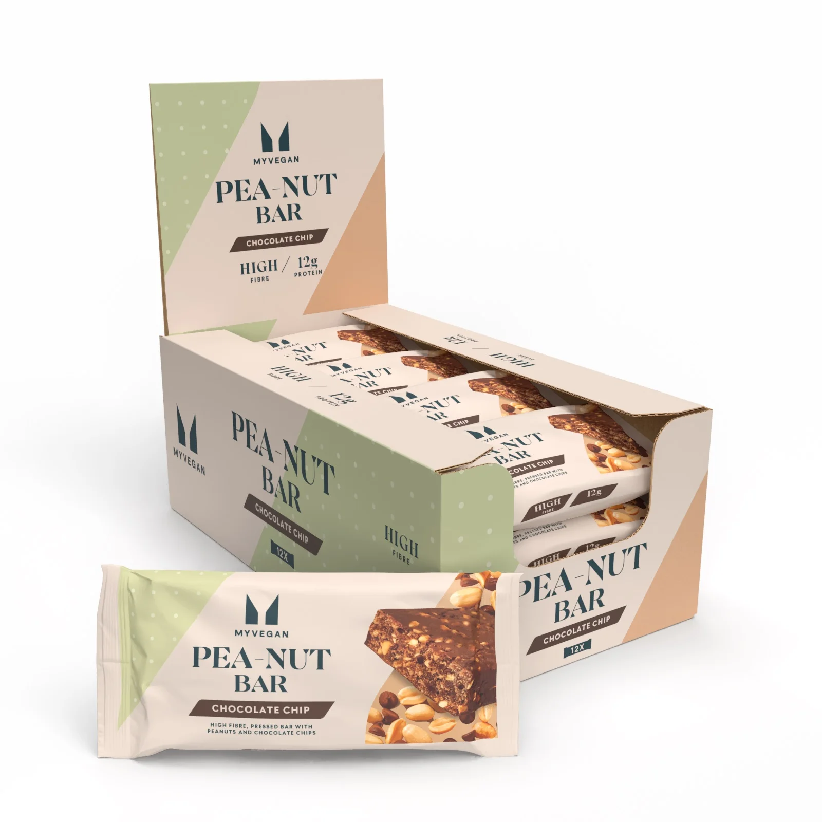 Pea-Nut Square - Chocolate Chip Fotografija 1