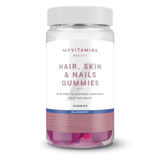 Myvitamins Hair Skin and Nails Gummies - 60gummies - Borovnica