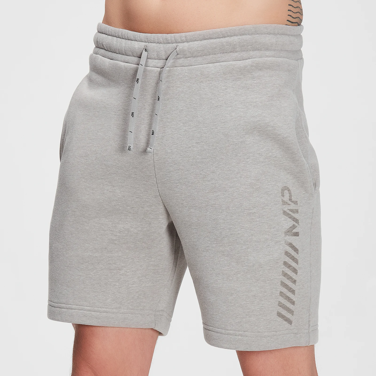 MP Men's Tonal Graphic Sweatshorts – Storm Grey Marl - XXS Fotografija 1