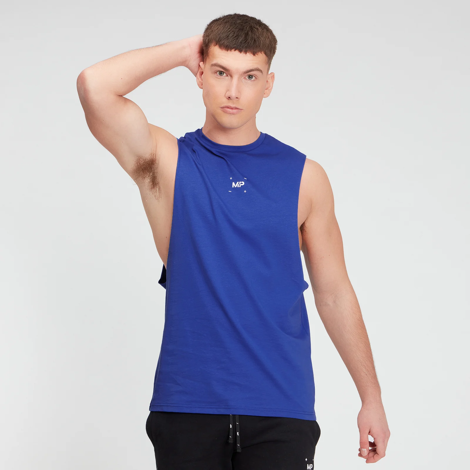 MP Men's Central Graphic Tank - Cobalt - XXS Fotografija 1