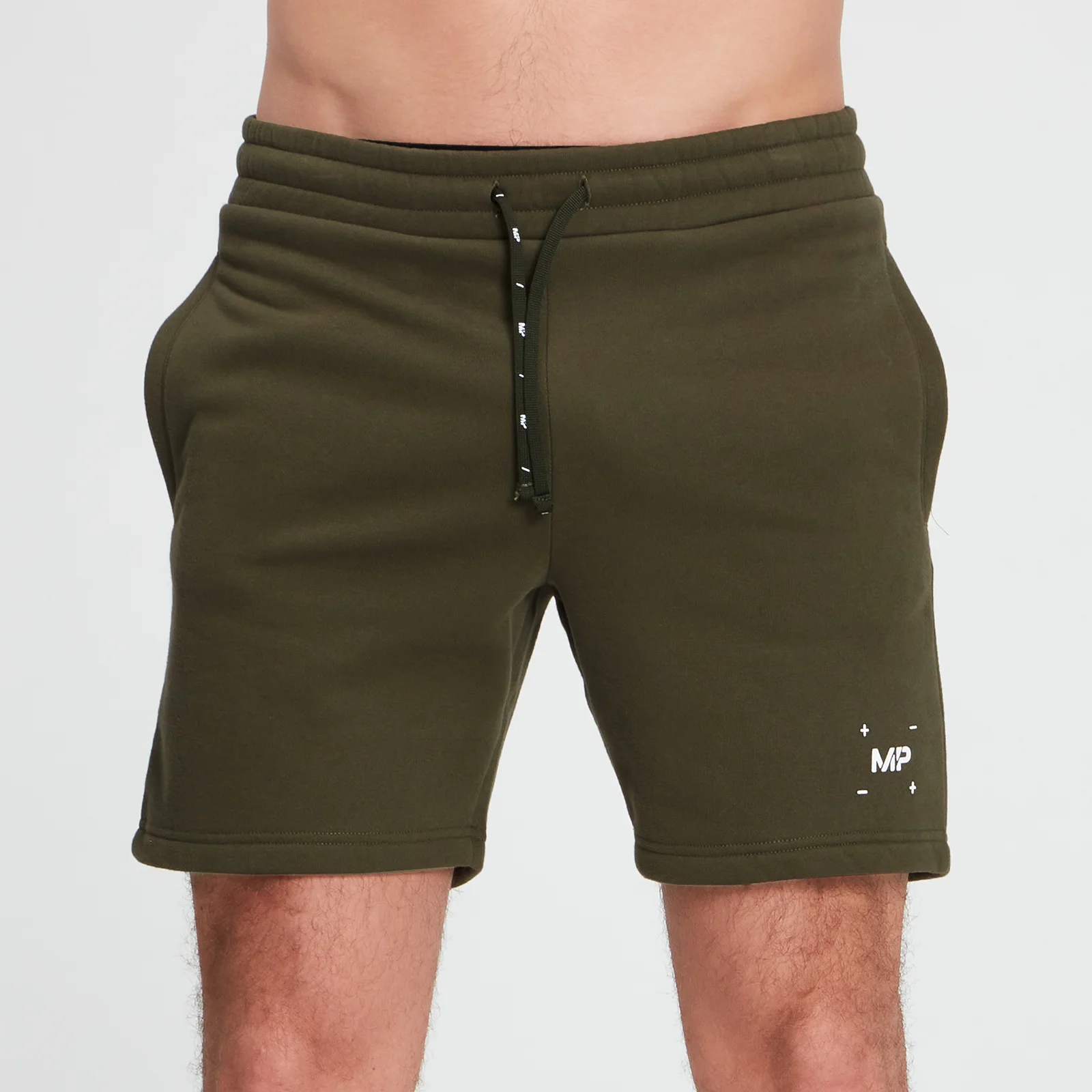 MP Men's Central Graphic Shorts - Dark Olive - XXS Fotografija 1
