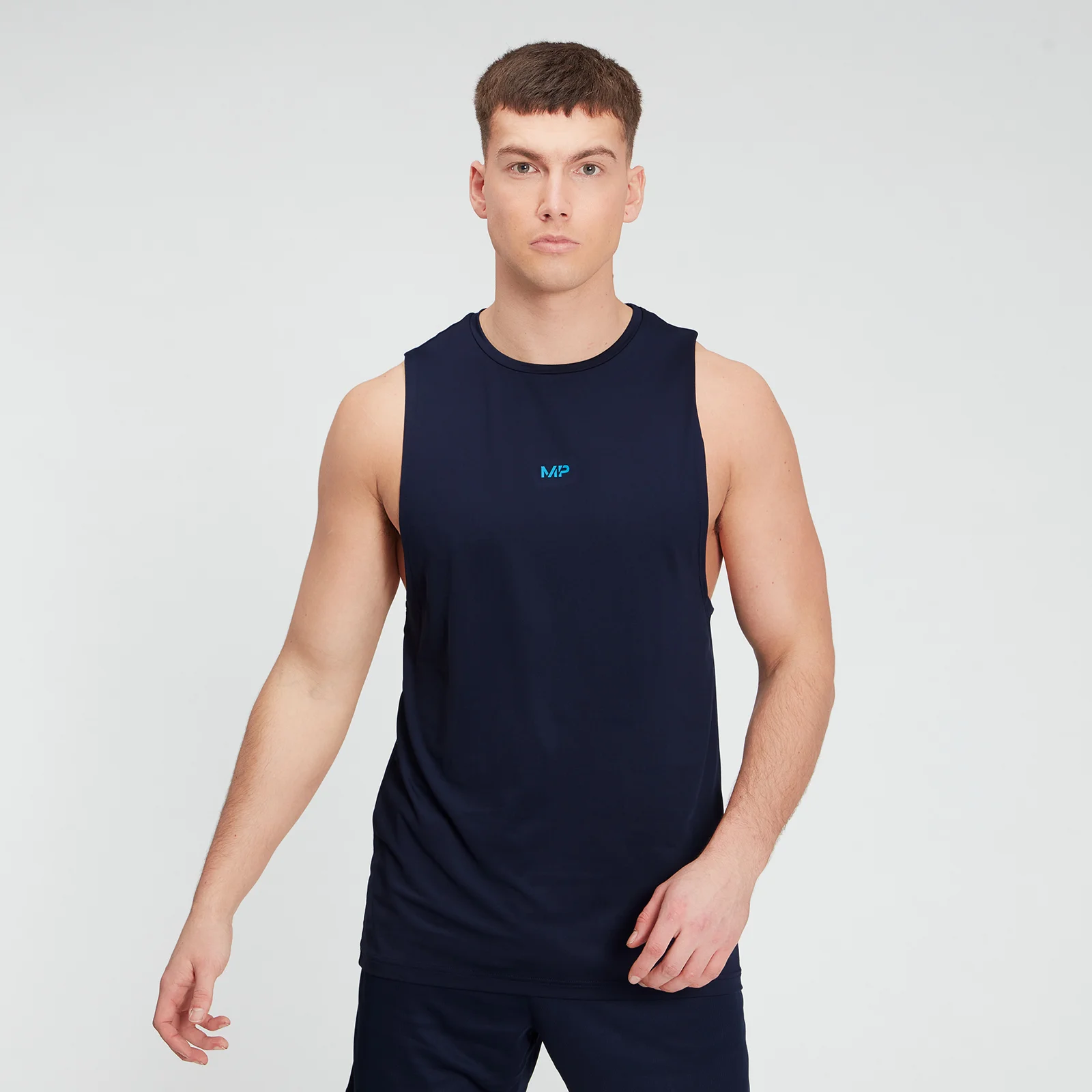 MP Men's Graphic Training Tank - Navy - XXS Fotografija 1