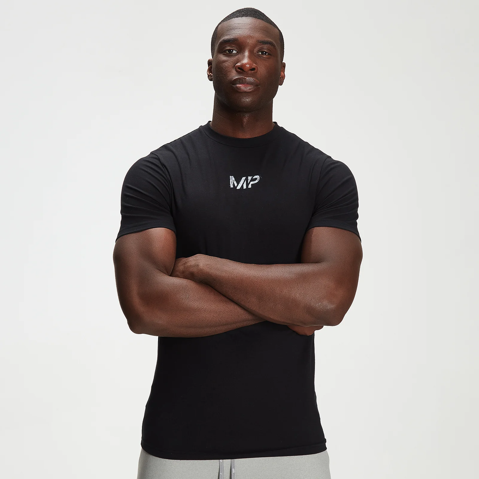 MP Men's Adapt drirelease® Grit Print T-shirt- Black - XXS Fotografija 1