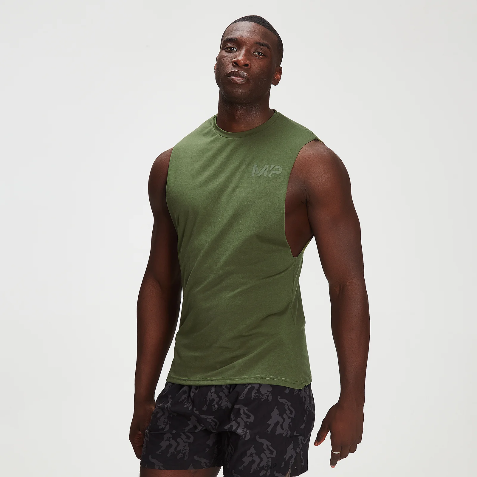 MP Men's Adapt drirelease® Tonal Camo Tank - Leaf Green - XXS Fotografija 1