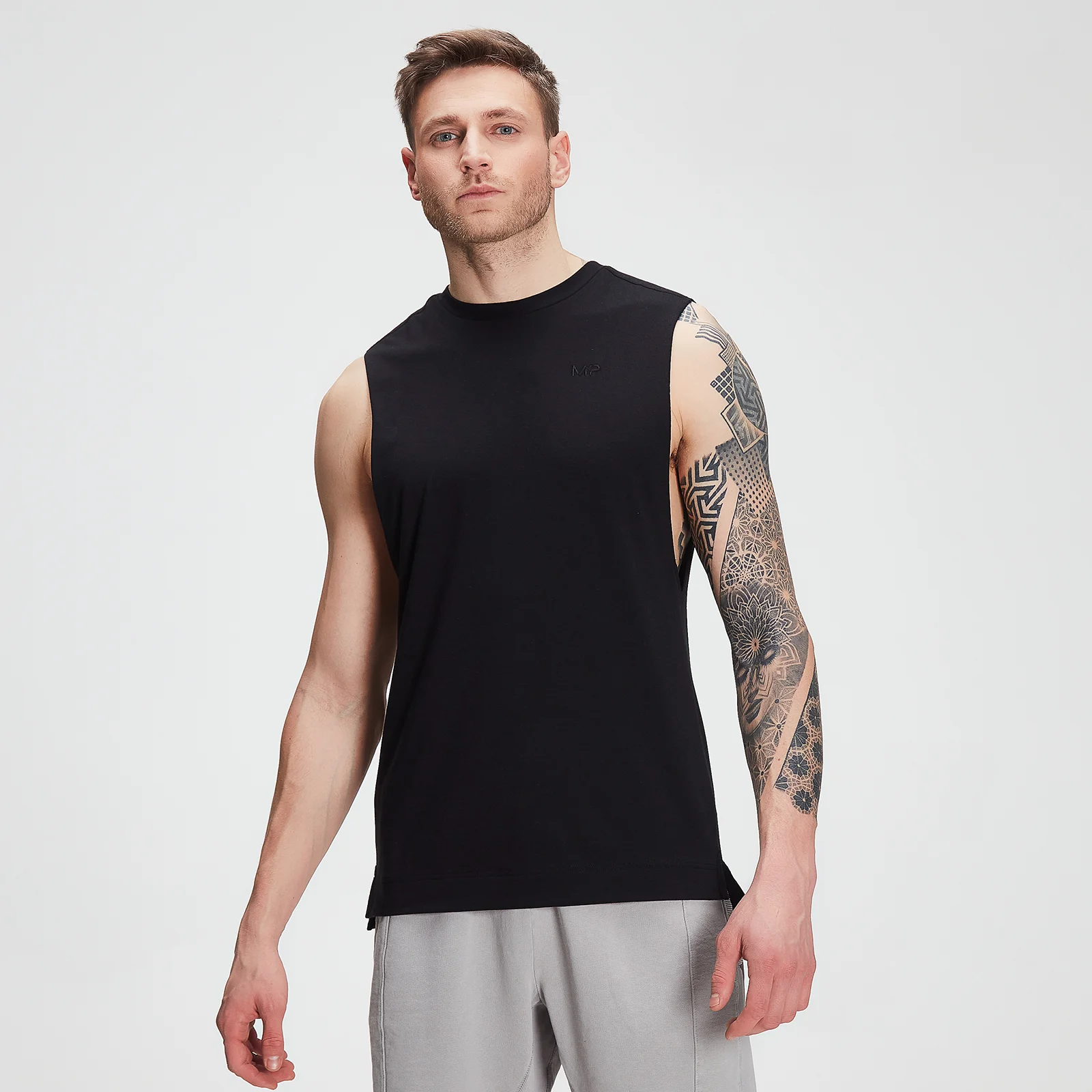 MP Men's Training drirelease® tenk s otvorom za ruke - crna - XXS Fotografija 1