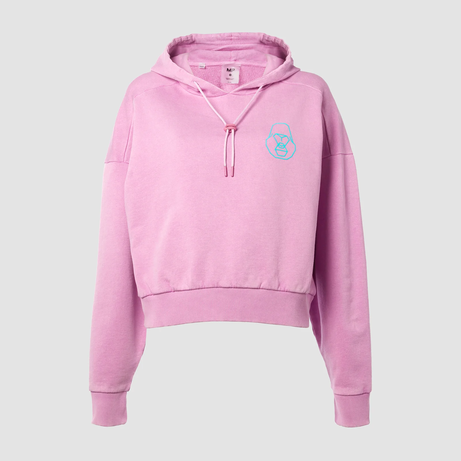 MP X Zack George Women's Washed Crop Hoodie - Pink Lavender - XXS Fotografija 1