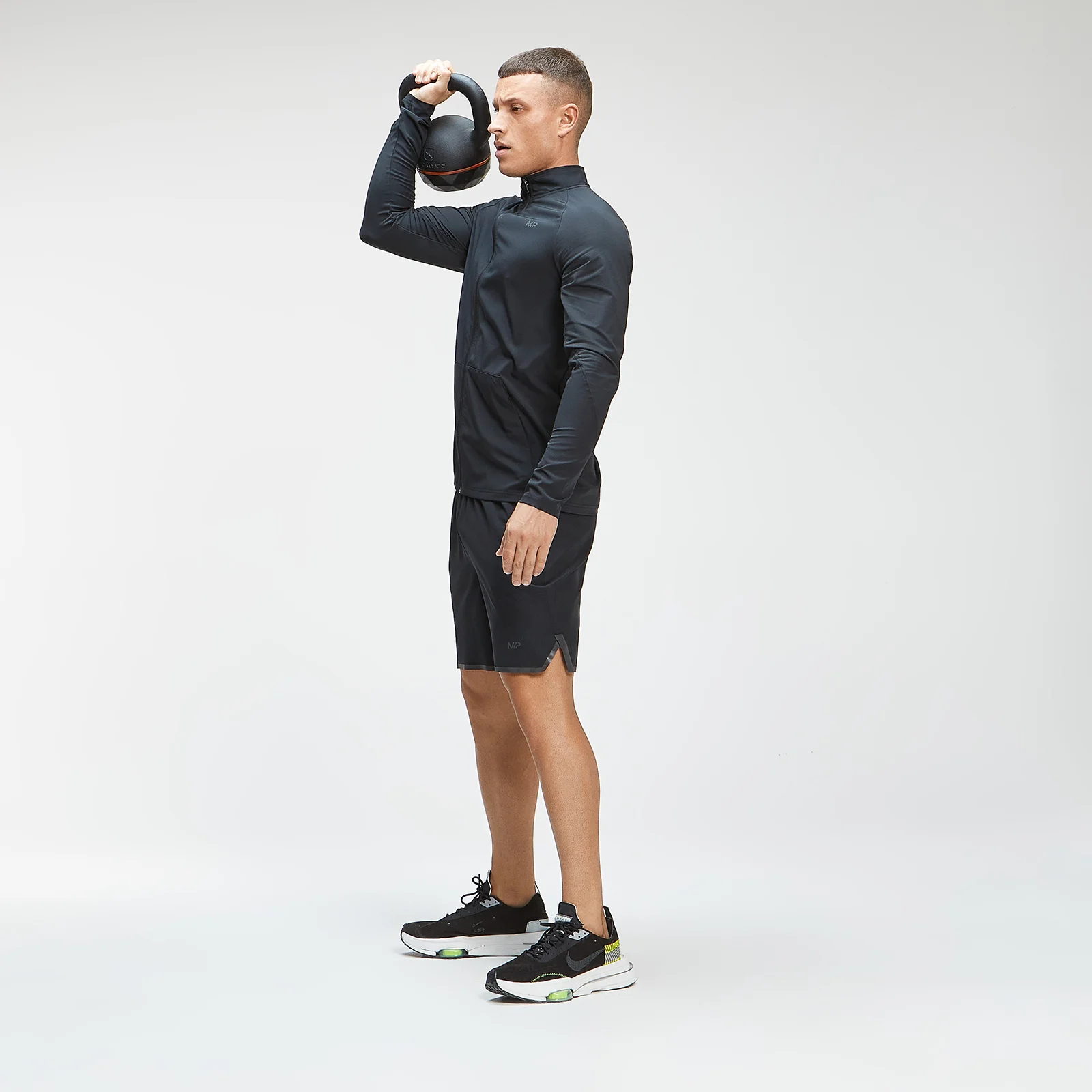 MP muške kratke hlače Tempo – crne - XXS Fotografija 1