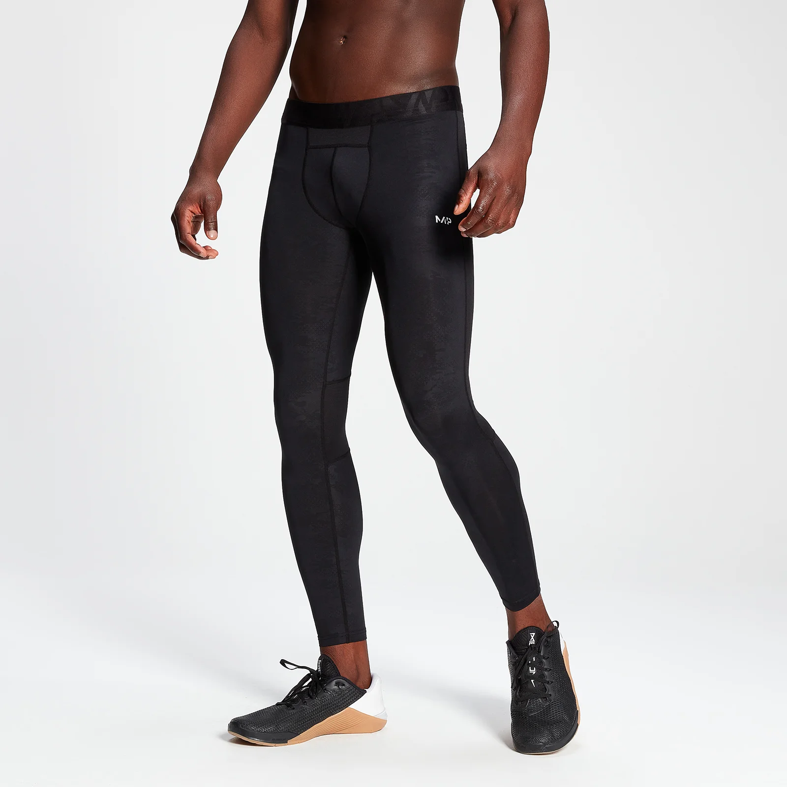 MP Men's Engage Baselayer Leggings - Black - XXS Fotografija 1